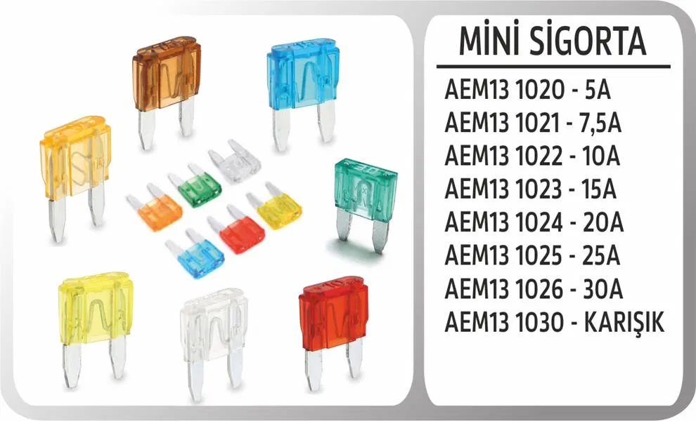 1021 Bicak Sigorta Mini 7.5A | AEM