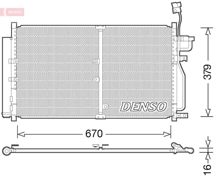20759648 Klima Radyatörü Opel Antara A | DCN15003 DENSO