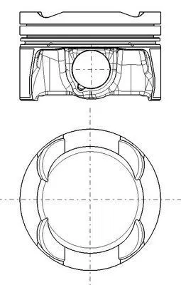 Piston Complete BMW X1 | 081PI00132002 MAHLE