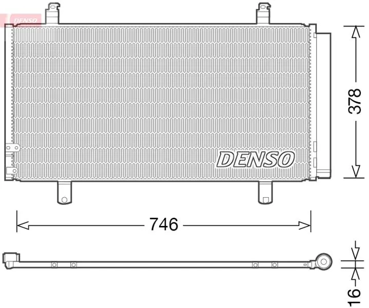 8846006230 Klima Radyatörü Toyota Camry Saloon | DCN50048 DENSO