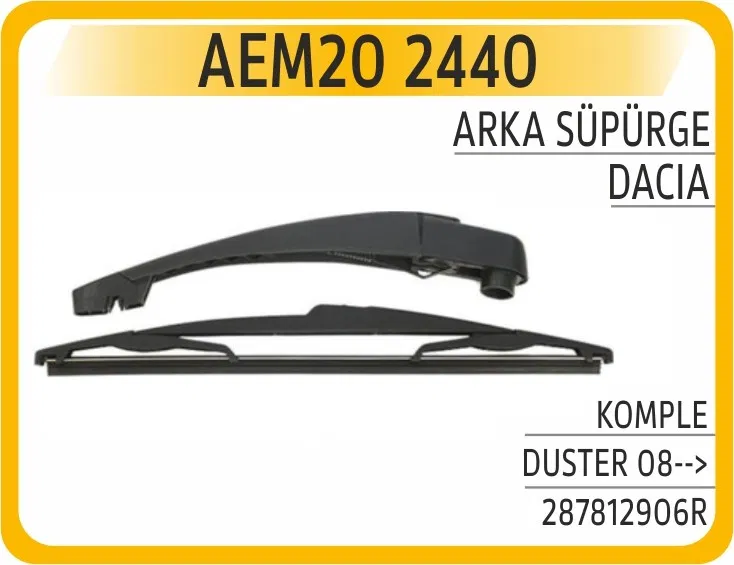 287812906R Arka Süpürge Komple Dacıa Duster 08- | 2440 AEM