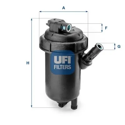 813037 Yakıt Filtresi Komple (Mazot) Albea / Palio / Doblo / Ducato / Astra H / Corsa C / Lacetti 03- Z13DTH 1.3D OEM (Orijinal Equipment Manufacturer) | 55.120.00 UFI