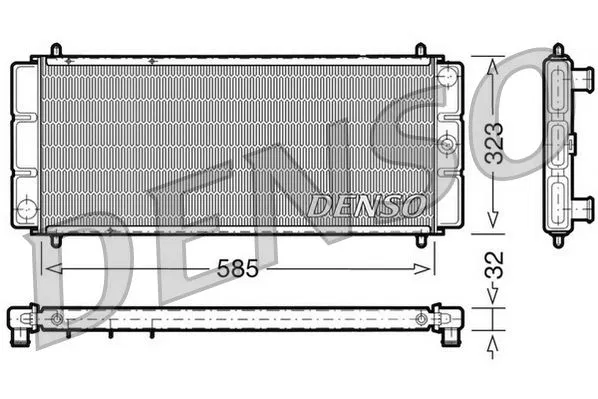 BTP1382 Su Radyatörü Rover 200 I | DRM24011 DENSO