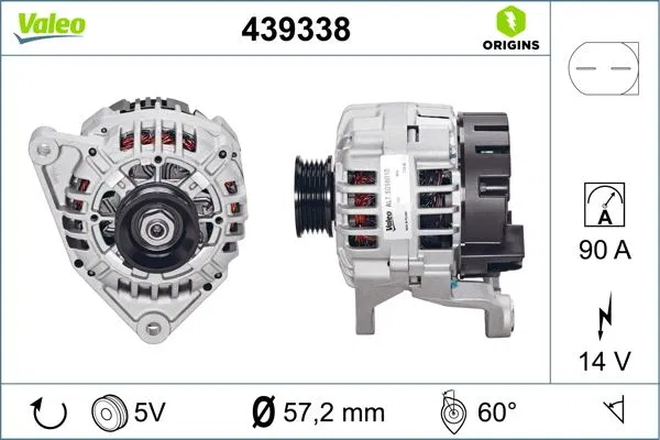 038903018E Alternatör Audi | 439338 VALEO