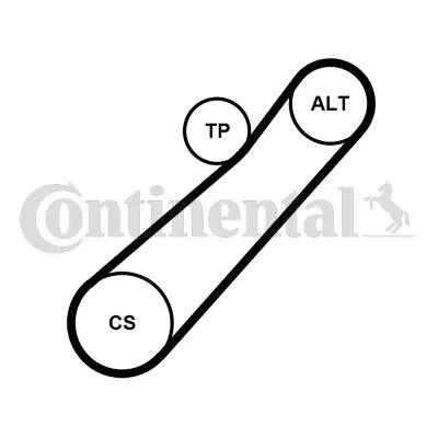 7701478932 Alternatör Gergi Kiti | 7PK880K1 CONTINENTAL