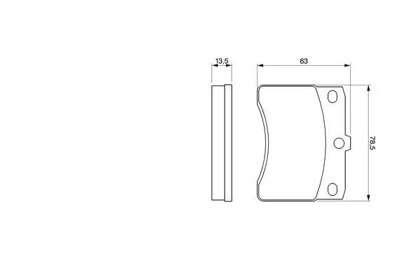 BED0449187 Disk Balata | 0 986 424 099 BOSCH