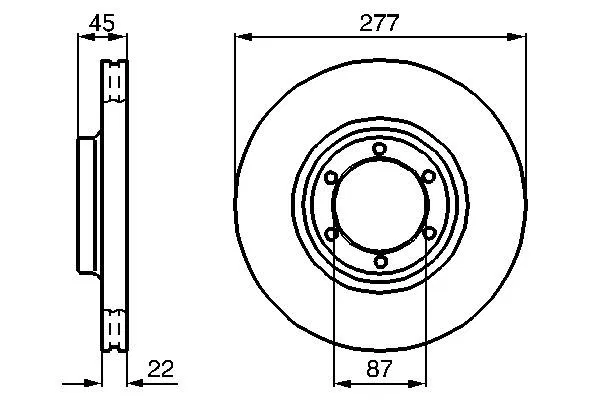 ZB403101 Fren Diski | 0986478635 BOSCH