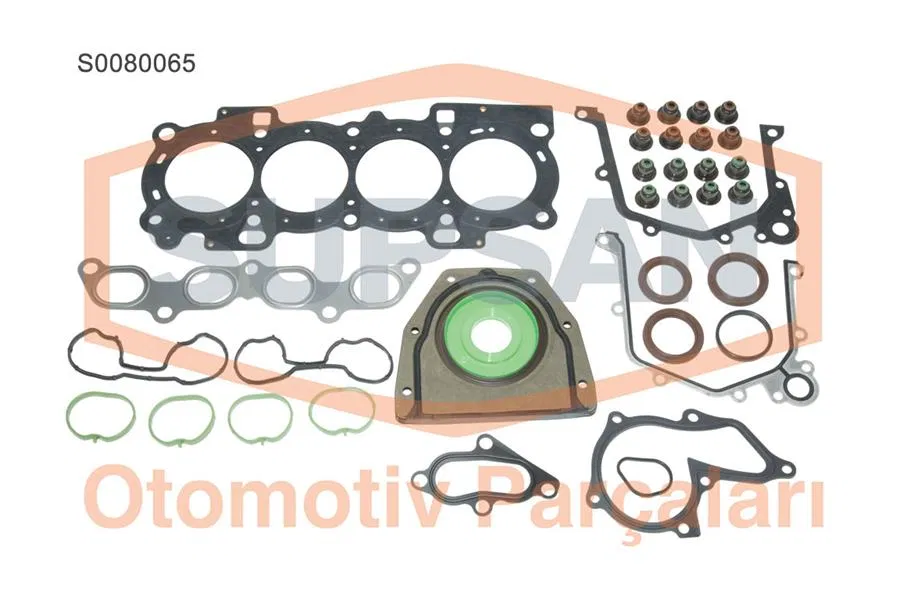 Tam Conta Takımı Keçeli, Subap LASTİKLİ-SKCLİ Ford Focus 1.6L 16V | S0080065 SUPSAN