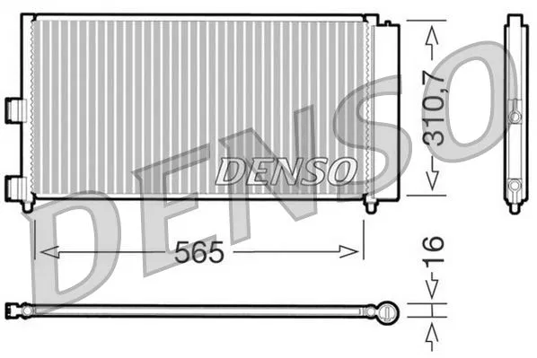 46820833 Klima Radyatörü | DCN09070 DENSO