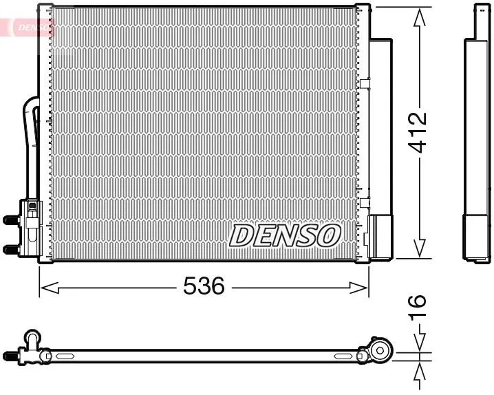 13361820 Klima Radyatörü | DCN20043 DENSO