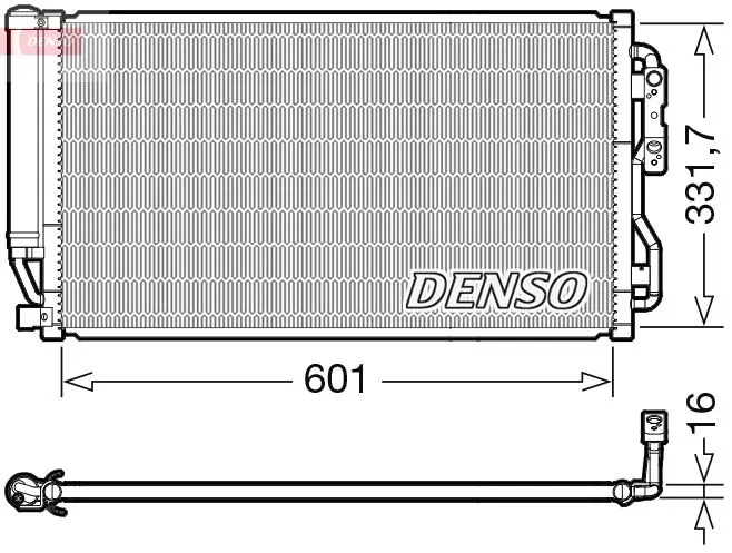 17112284614 Klima Radyatörü | DCN05035 DENSO