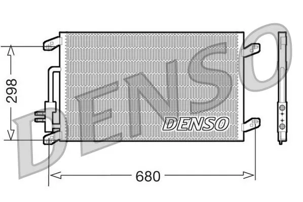 46459581 Klima Radyatörü Lancia Lybra | DCN13016 DENSO