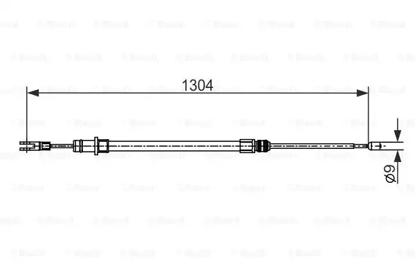 1987482431 Fren Teli | BOSCH