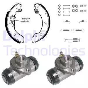 KP817 Fren Pabuç Kiti Arka Ford COURİER. Fiesta 02/89> | DELPHI