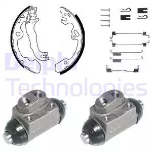 KP935 Fren Pabuç Kiti Arka Ford Focus 08/98>11/04 | DELPHI