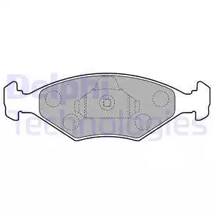 LP1854 Fren Balatası Ön Fiat Palio 04/96>03/98 | DELPHI
