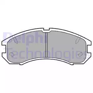 Fren Balatası Ön Mazda 626 III 2.0 / 2.2 87-92, Ford Probe 2.2 / 3.0 88-93 | LP595 DELPHI