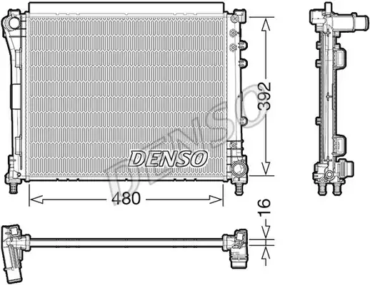 Su Radyatörü | DRM09006 DENSO