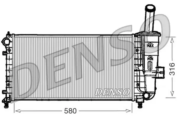 Su Radyatörü | DRM09102 DENSO