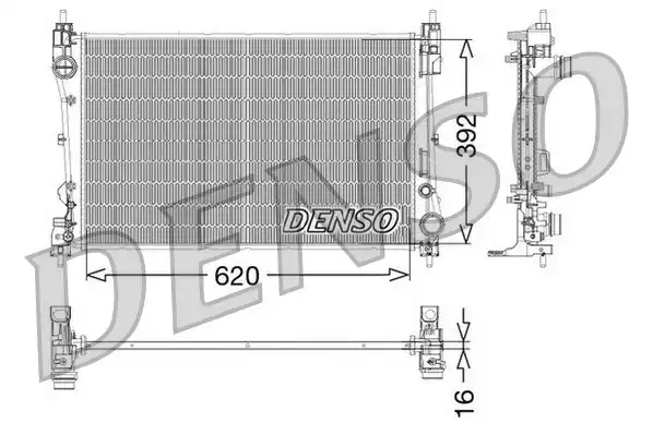 51863820 Su Radyatörü | DRM09115 DENSO