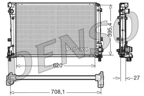 Su Radyatörü | DRM09163 DENSO