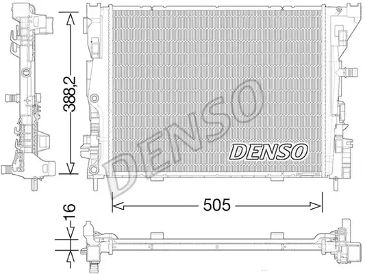 214104950R Su Radyatörü | DRM23035 DENSO
