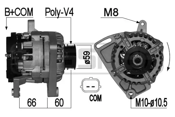 Alternatör Renault | 209075A ERA