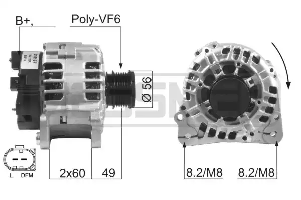 Alternatör VW | 210167A ERA
