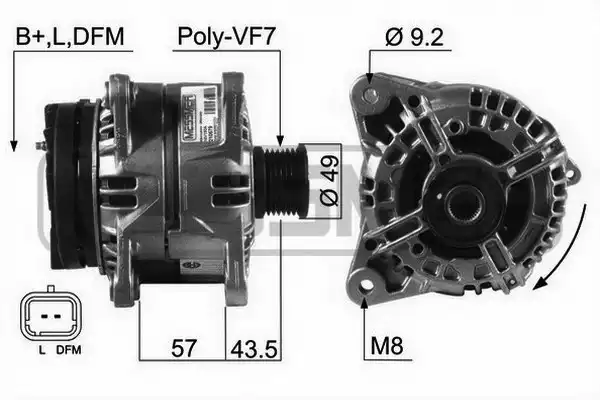 Alternatör Renault | 210579A ERA