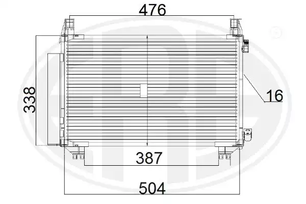 Klima Kondansör Toyota | 667185 ERA