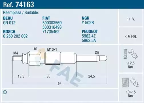 Kizdirma Bujisi | 74163 FAE