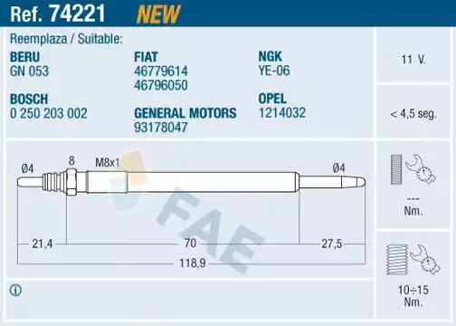 Kizdirma Bujisi | 74221 FAE