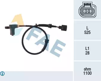 Tekerlek Hiz Sensörü - ABS | 78003 FAE