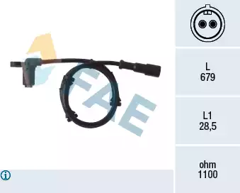 Tekerlek Hiz Sensörü - ABS | 78006 FAE