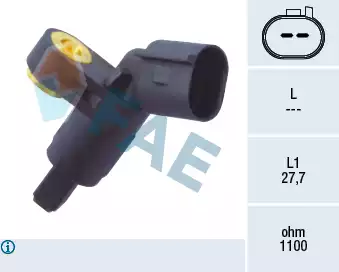 Tekerlek Hiz Sensörü - ABS | 78020 FAE