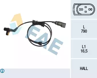 Tekerlek Hiz Sensörü - ABS | 78160 FAE