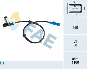 Tekerlek Hiz Sensörü - ABS | 78195 FAE