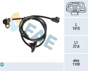 Tekerlek Hiz Sensörü - ABS | 78200 FAE