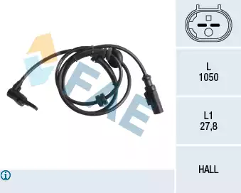 Tekerlek Hiz Sensörü - ABS | 78250 FAE