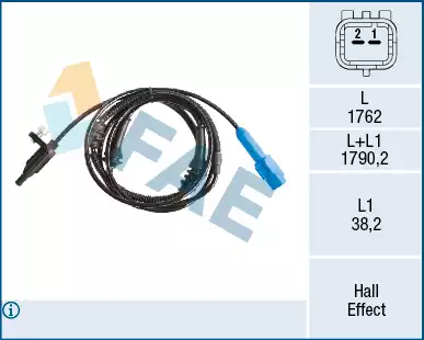 Tekerlek Hiz Sensörü - ABS | 78516 FAE