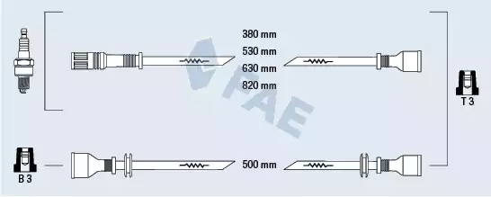 Ateşleme Kablosu Seti | 83340 FAE