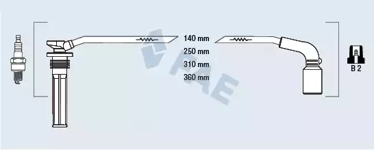 Ateşleme Kablosu Seti | 83567 FAE