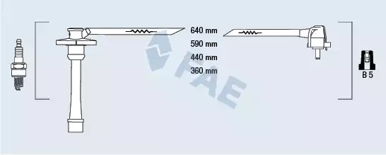Ateşleme Kablosu Seti | 83581 FAE
