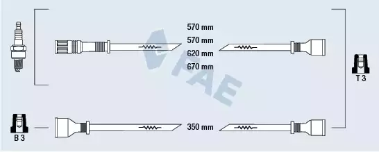 Ateşleme Kablosu Seti | 83590 FAE