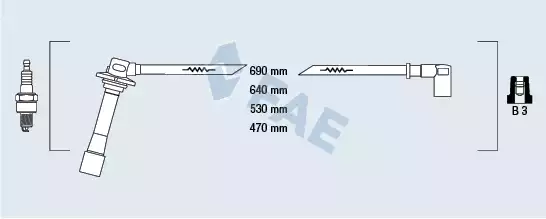 Ateşleme Kablosu Seti | 83641 FAE