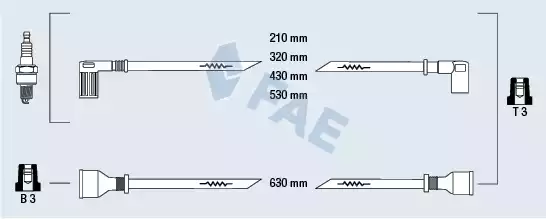 Ateşleme Kablosu Seti | 83900 FAE