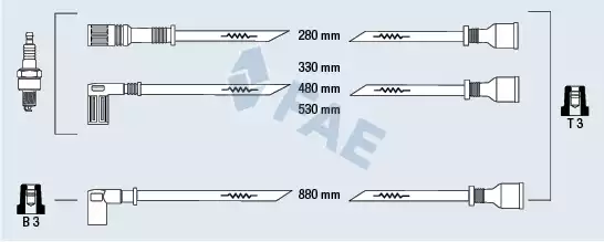 Ateşleme Kablosu Seti | 83940 FAE