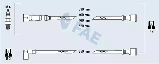 Ateşleme Kablosu Seti | 83960 FAE