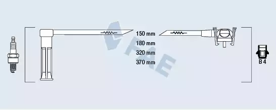 Ateşleme Kablosu Seti | 85111 FAE