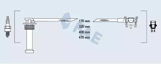 Ateşleme Kablosu Seti | 85120 FAE